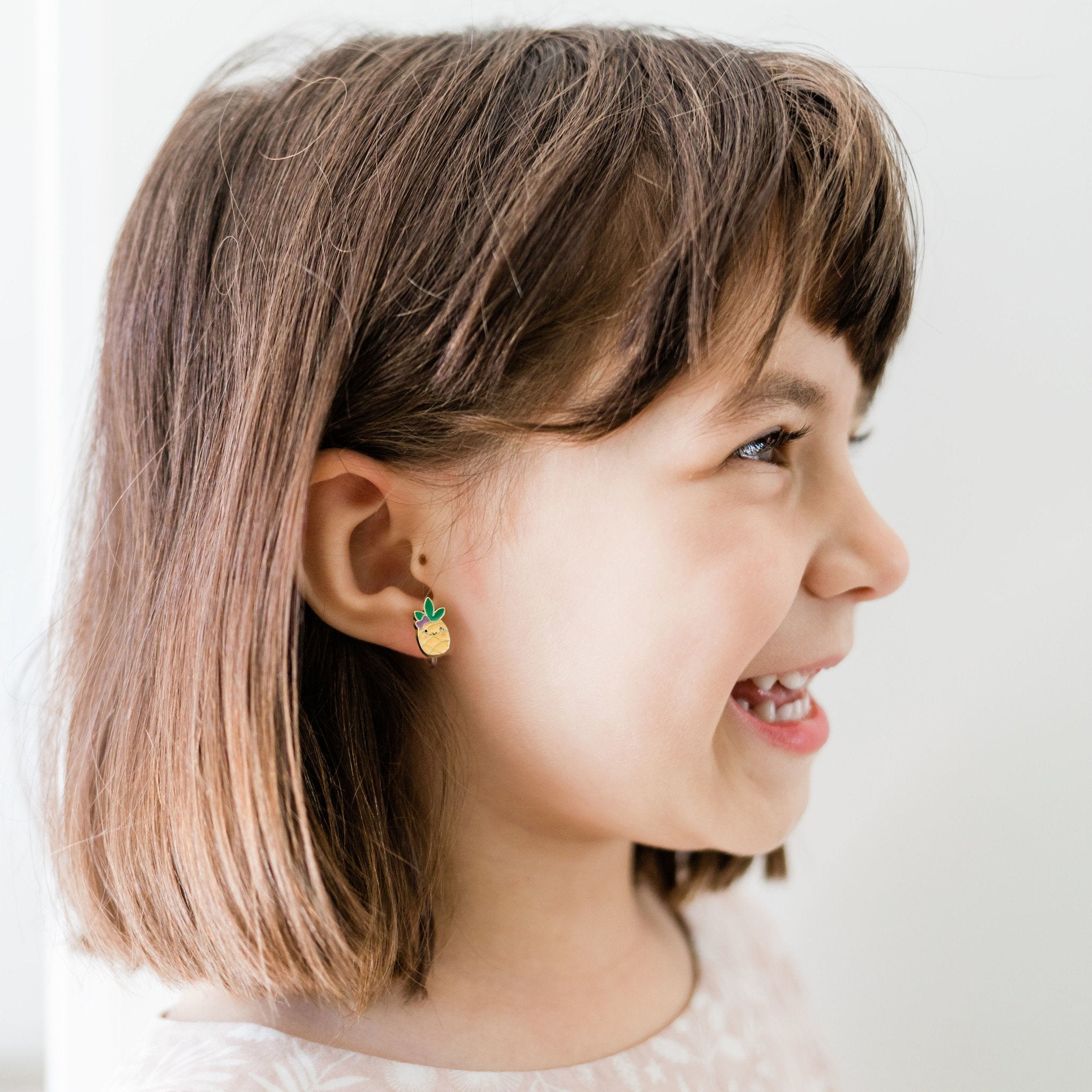 Enamel Stud Earrings - Pizza - Girl Nation
