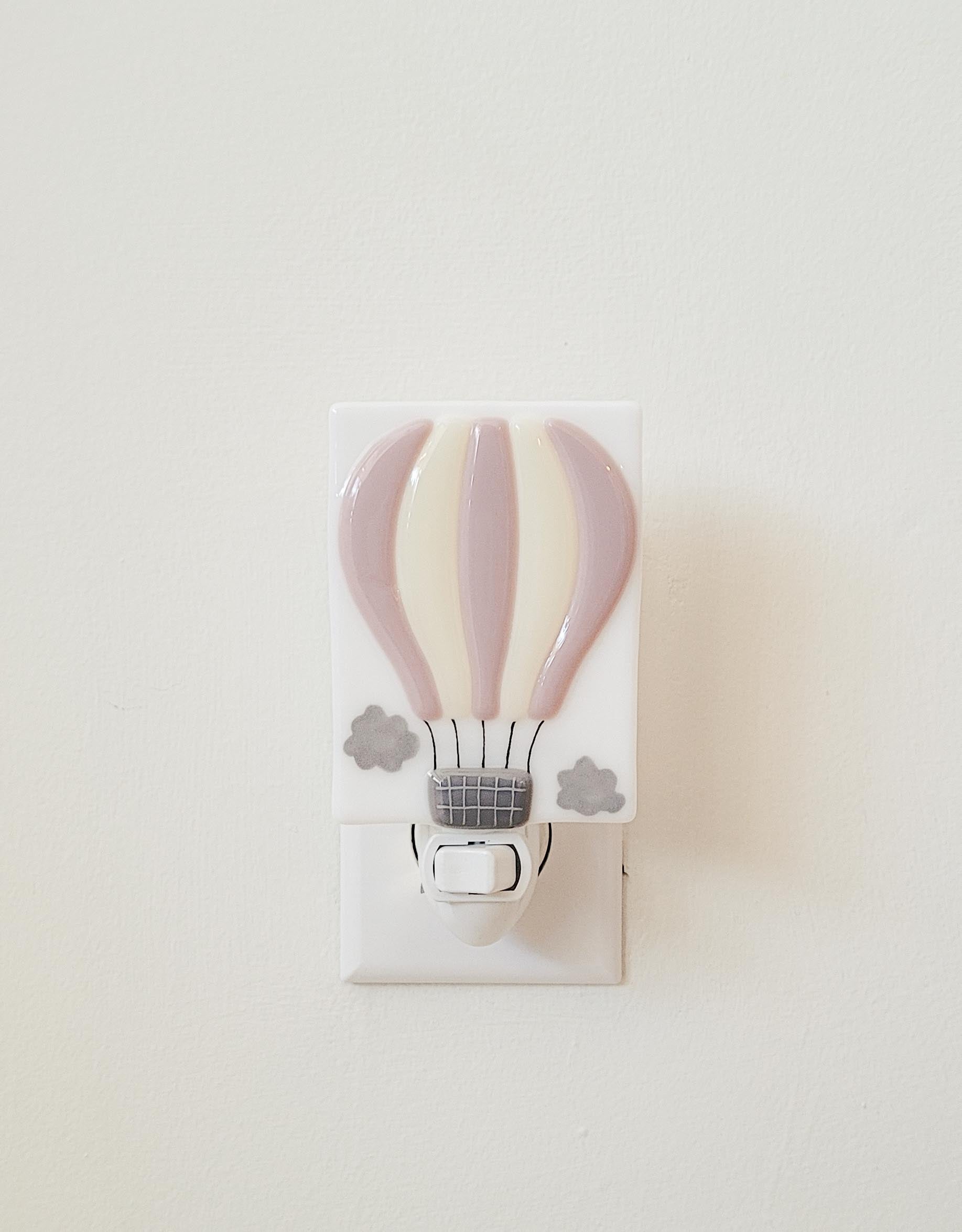 Night Light - Hot Air Balloon Ride - Vintage Pink - Veille sur toi