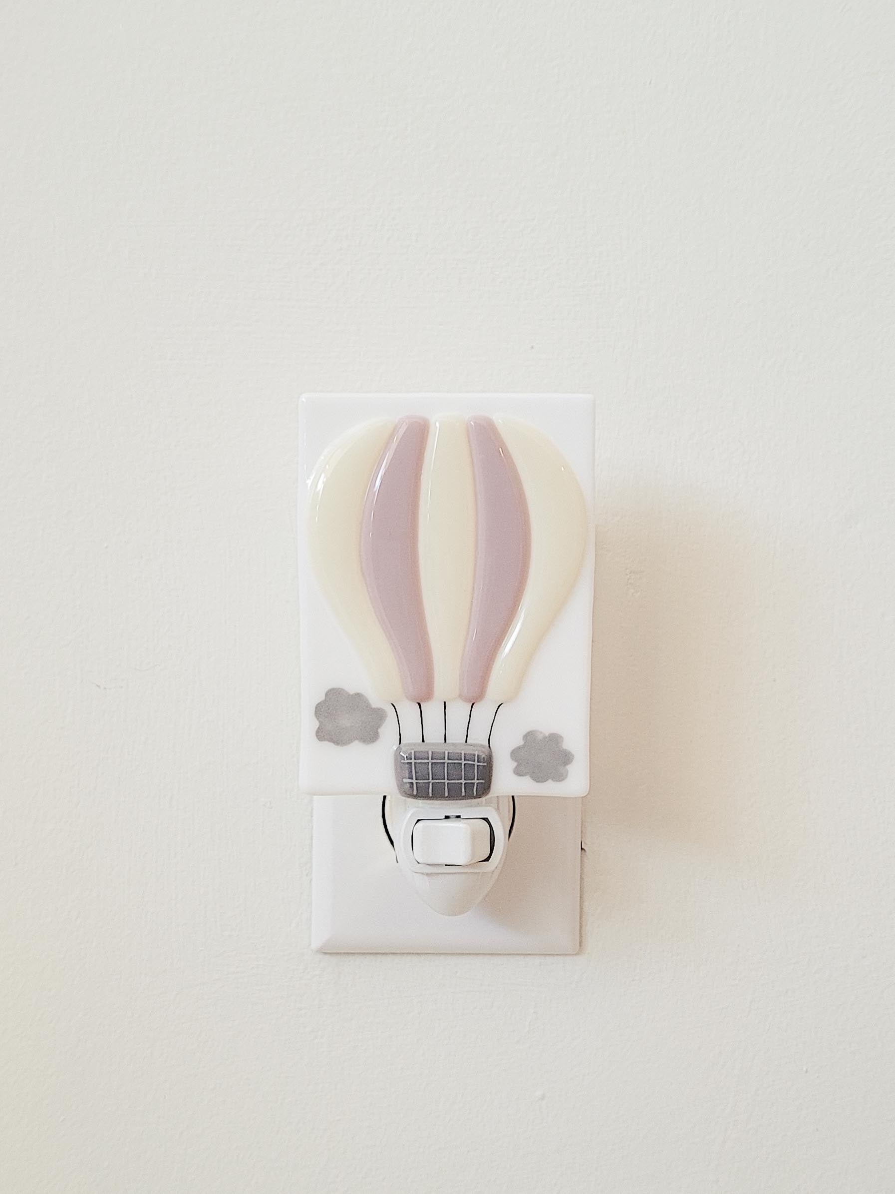 Night Light - Hot Air Balloon Ride - Vintage Pink - Veille sur toi