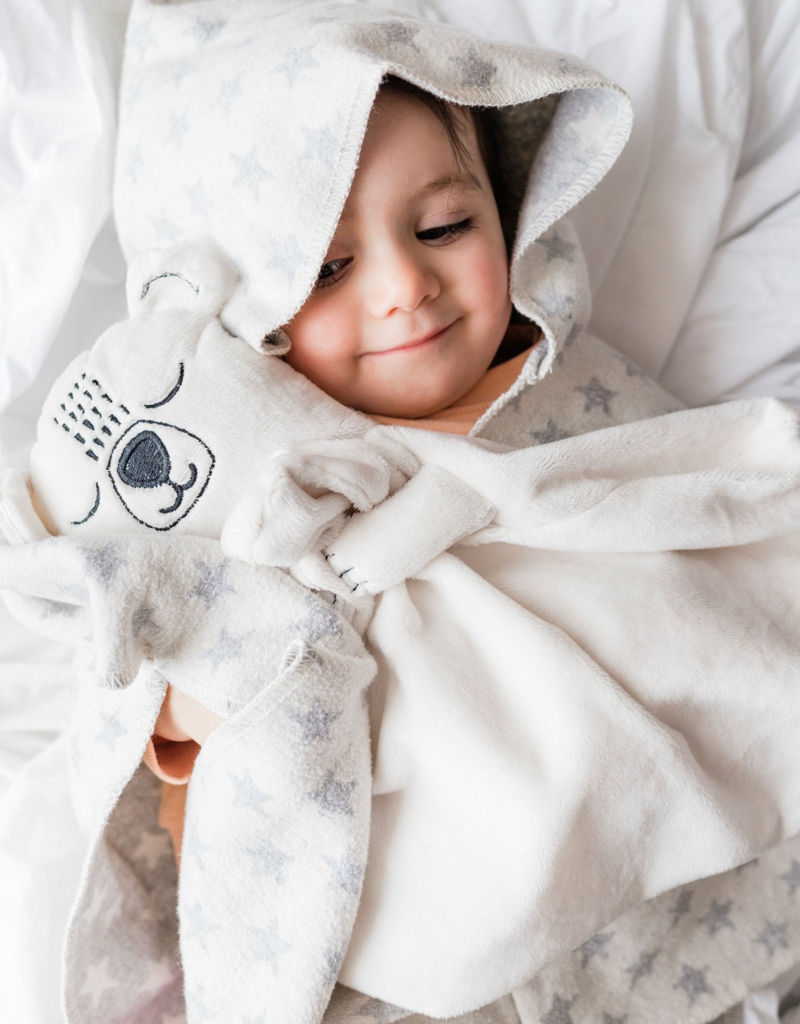 Doudou Ours polaire - Boris - Veille sur toi