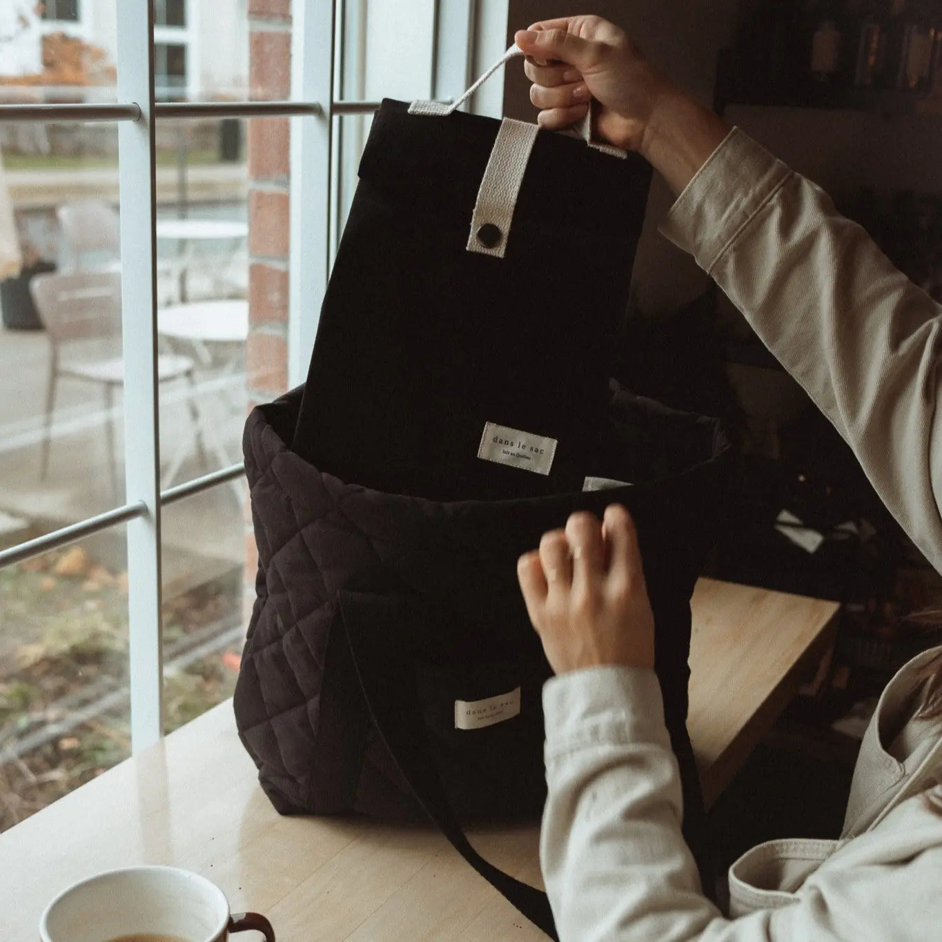 Fourre-tout matelassé pour le quotidien Dans Le Sac