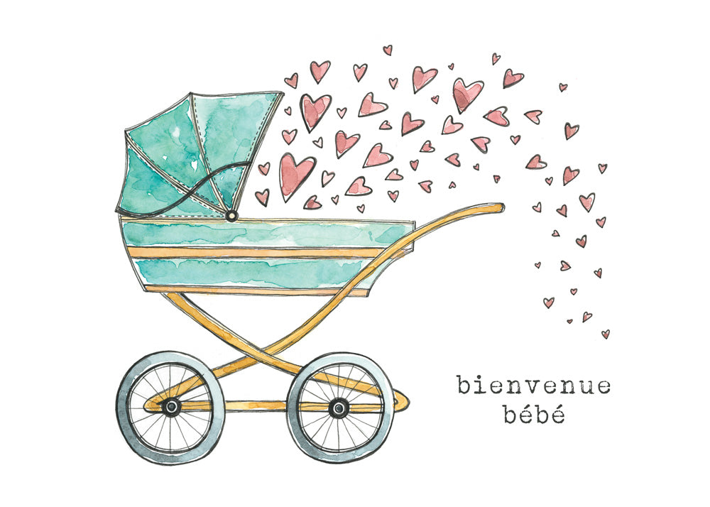 Carte "Levi" -Bienvenue bébé" de Stéphanie Renière