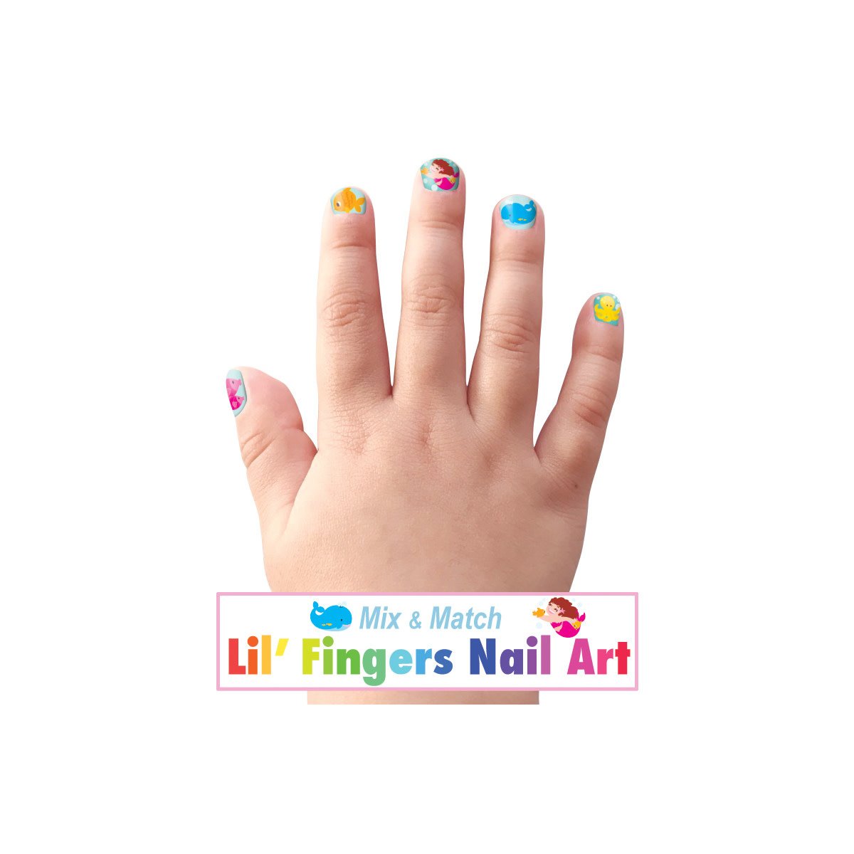 Scented Nail Stickers - Mermaids & Friends - Girl Nation
