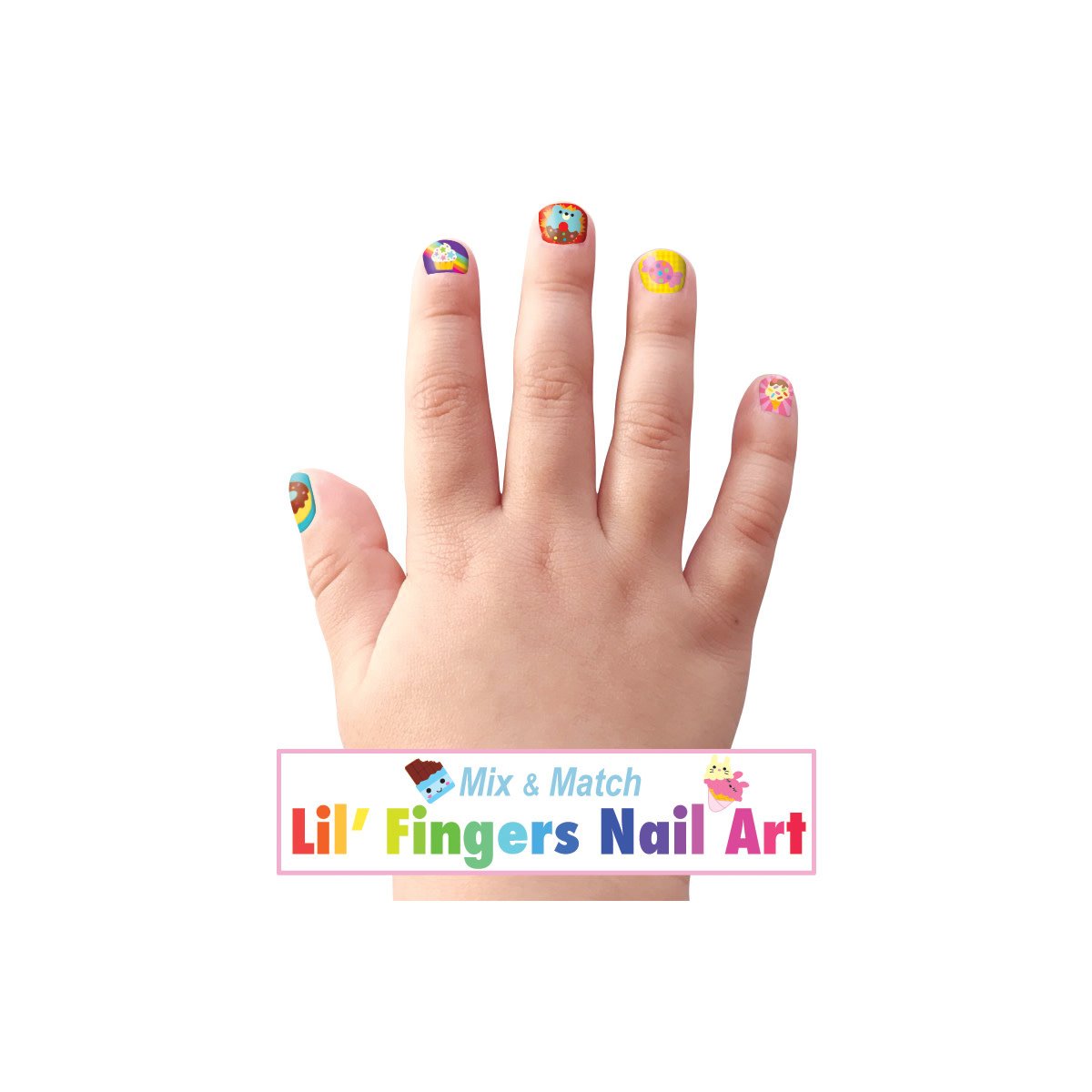 Scented Nail Stickers - Sweet Shop - Girl Nation