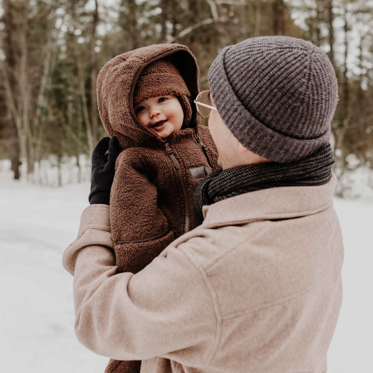 Combinaison une pièce en Sherpa doublée (3-18m) Petit Coulou