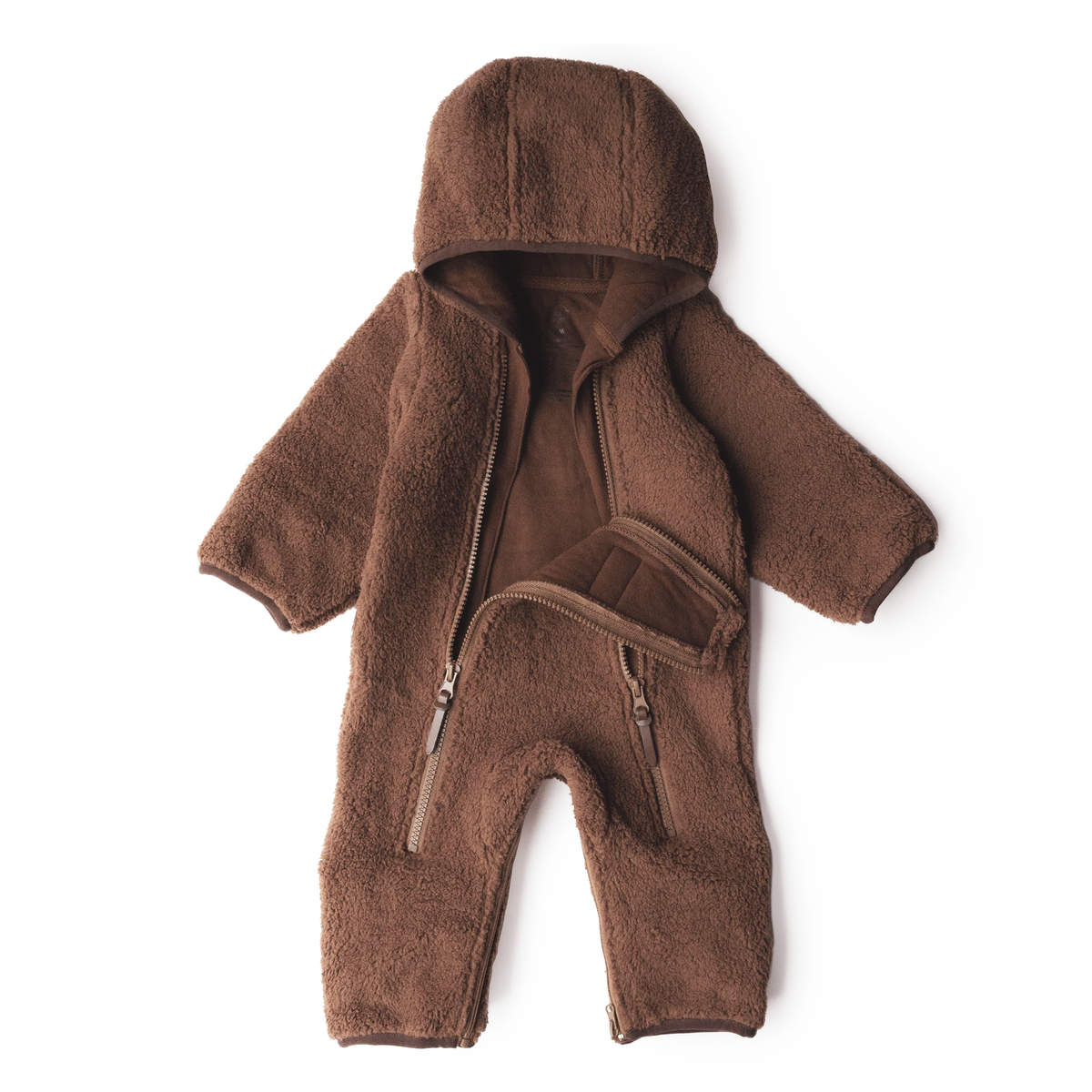 Combinaison une pièce en Sherpa doublée (3-18m) Petit Coulou