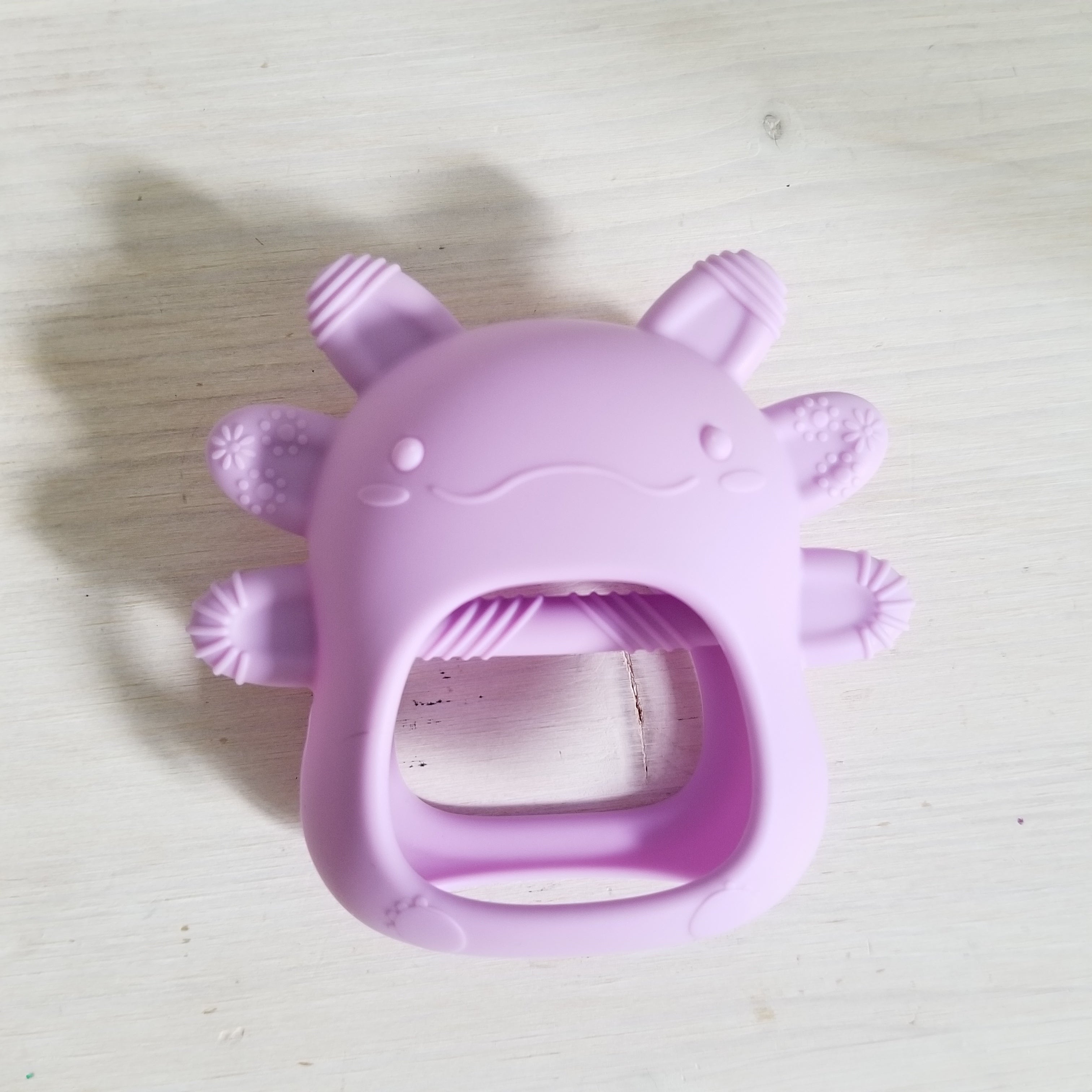 Mitaine de dentition - Petits monstres - Axolotl