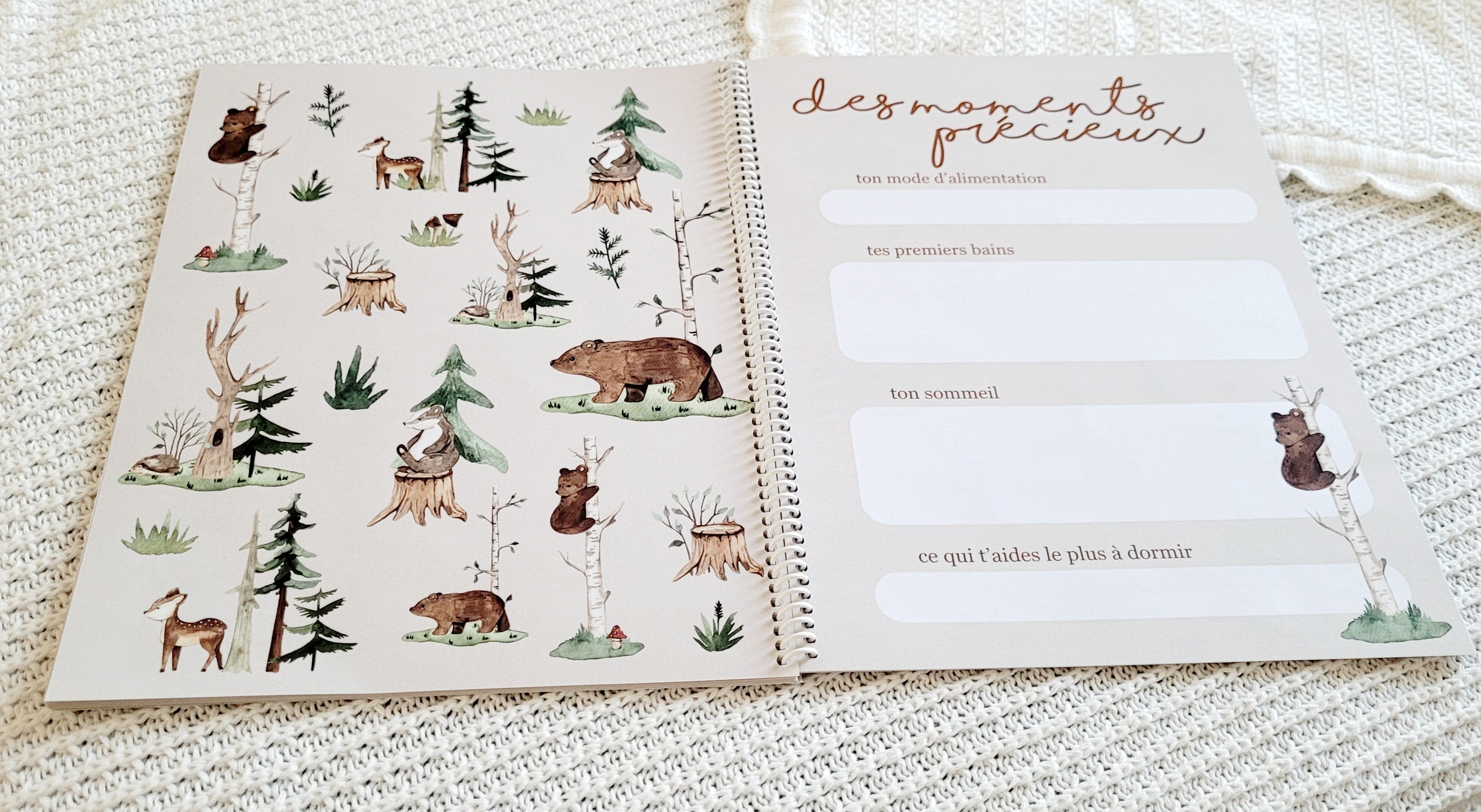 Livre à disques de la grossesse à la petite enfance - Forêt