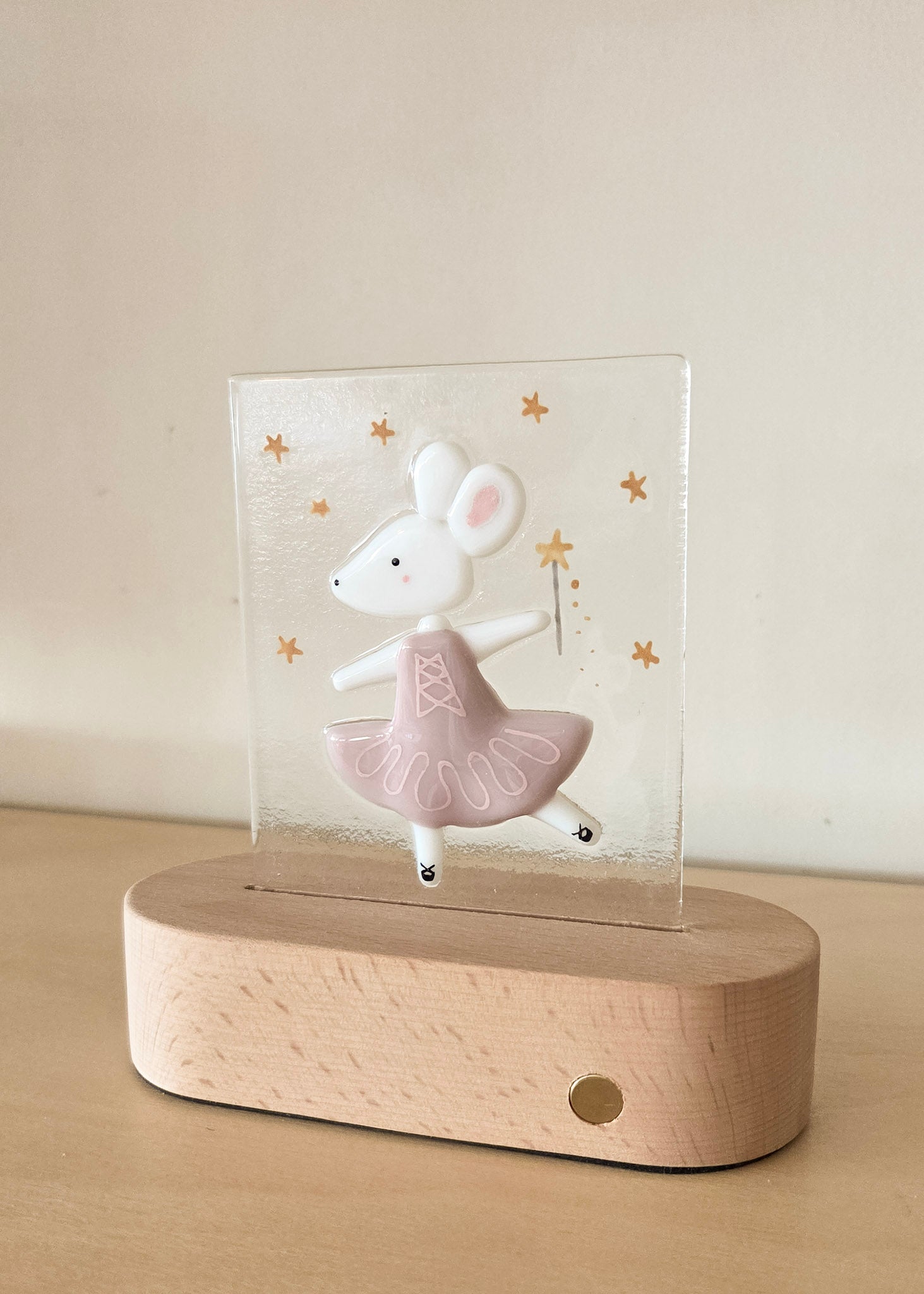 Table lamp - Anna the Ballerina Mouse - Veille sur toi