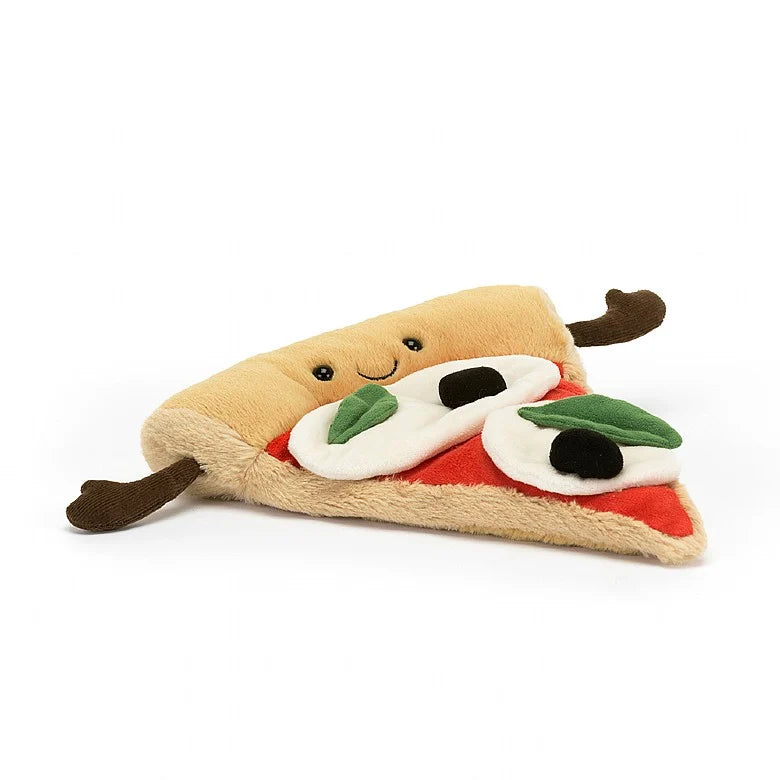 Pointe de pizza amusante (amuseable slice of pizza) de Jellycat