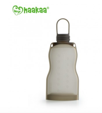 Haakaa, Breast Milk Storage Pouch, Silicone 9 oz.