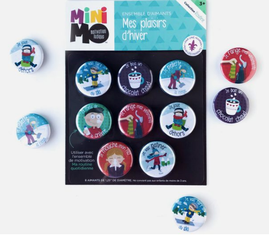 Minimo My Winter Fun Magnet Set