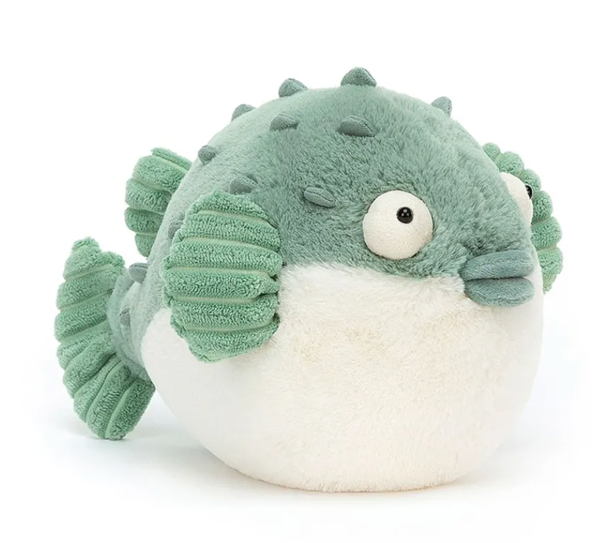 Pacey le poisson-globe (Pacey pufferfish) de Jellycat