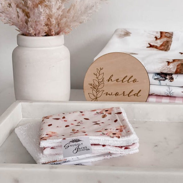 Florence Baby Bath Wash Cloth / Gant de toilette pour le bain de bébé
