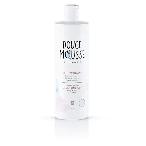 Douce mousse, Gel nettoyant biologique doux corps  et cheveux sans larmes