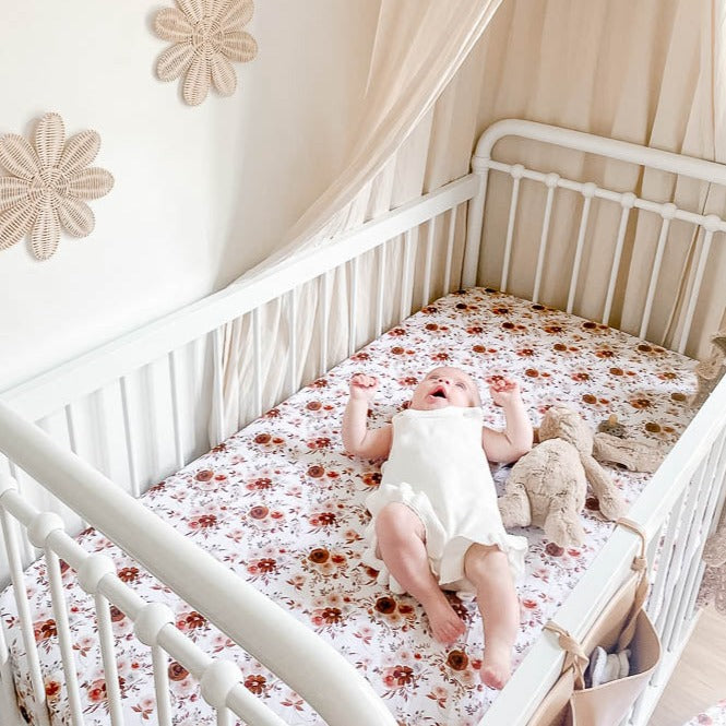 Willow Fitted Crib Sheet / Drap-housse pour berceau
