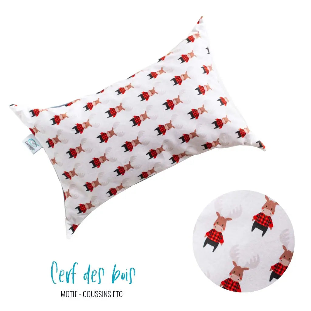 Mini oreiller "Cerf des bois" Coussins etc