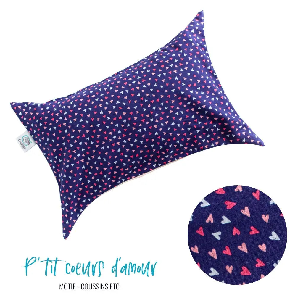 Mini oreiller "P'tits Coeurs" Coussins etc