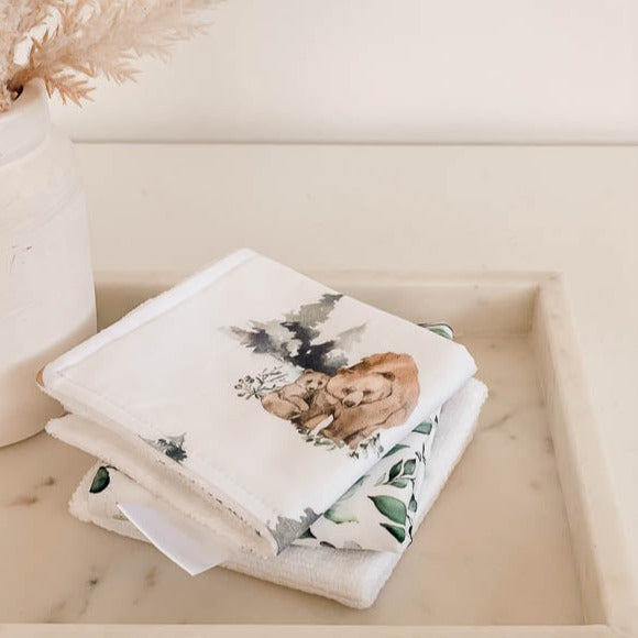 Grizzly Baby Bath Wash Cloth / Gant de toilette pour le bain